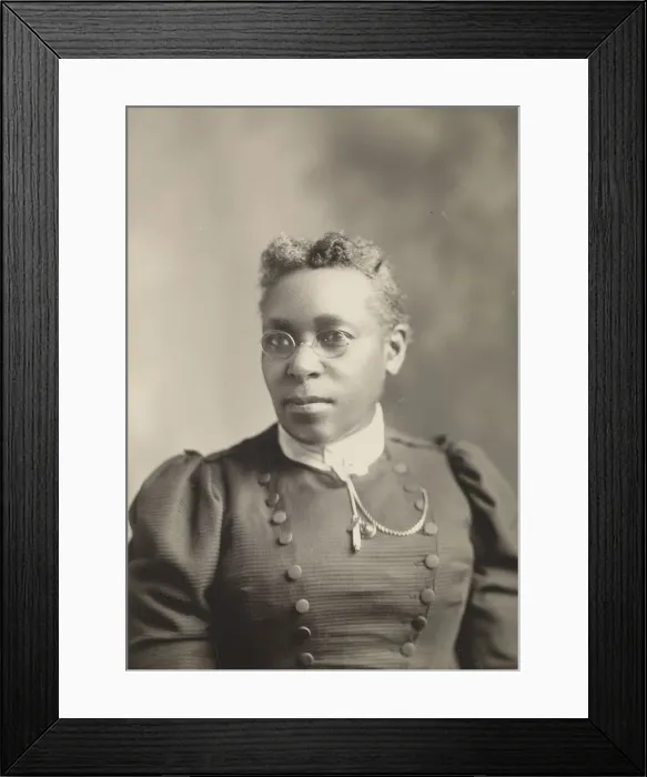 Framed Print : Cabinet card of Susan Bell, February-March 5, 1894. Creator: C. M. Bell Studio Framed Print : Cabinet card of Susan Bell, February-March 5, 1894. Creator: C. M. Bell Studio