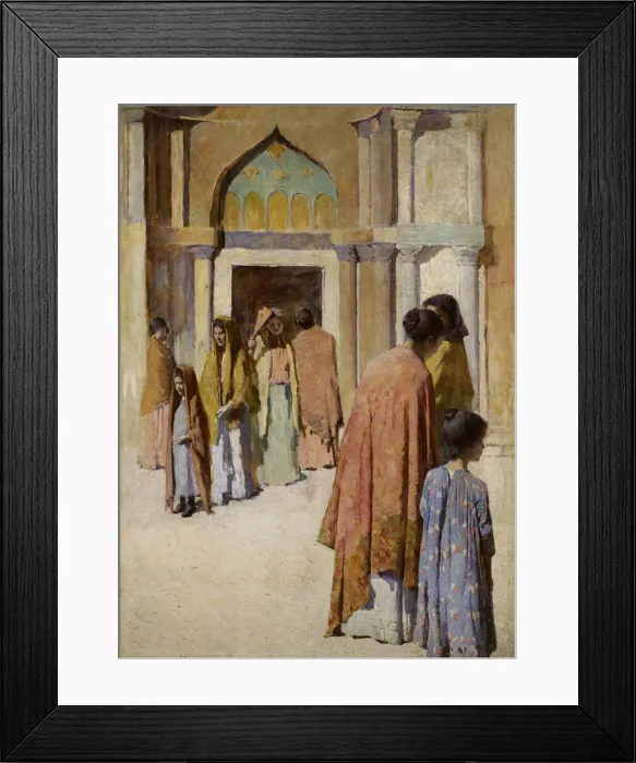 Framed Print : Femmes pres des Escaliers no. I, n. d. Creator: Frank Edwin Scott Framed Print : Femmes pres des Escaliers no. I, n. d. Creator: Frank Edwin Scott