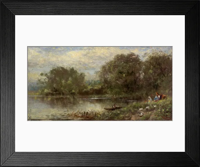 Framed Print : Landscape Called The Acorn, 19th century. Creator: James Crawford Thom