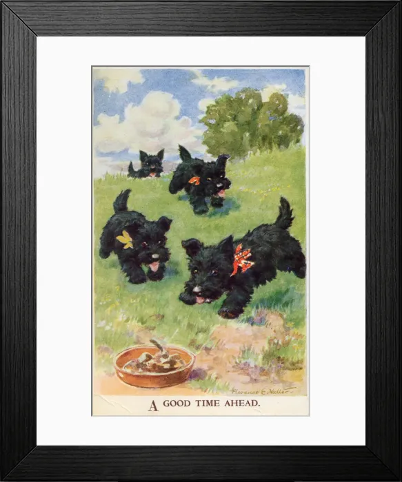 Framed Print : A Good Time Ahead, 1930s. Creator: Florence E Valter Framed Print : A Good Time Ahead, 1930s. Creator: Florence E Valter