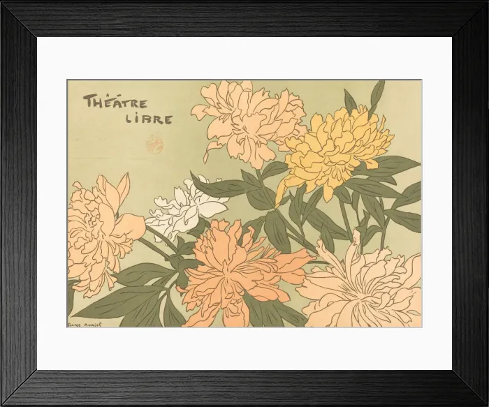 Framed Print : Menages d artistes;Le Maitre, 1890. Creator: George Auriol Framed Print : Menages d artistes;Le Maitre, 1890. Creator: George Auriol