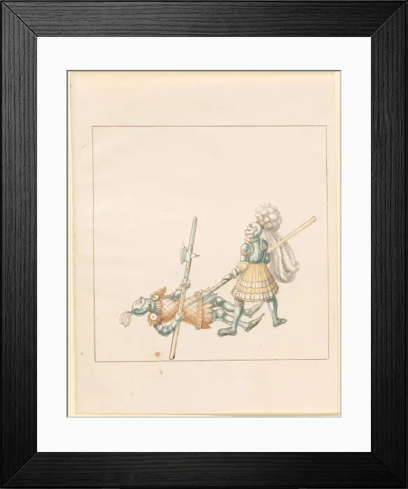 Framed Print : Freydal, The Book of Jousts and Tournament of Emperor Maximilian I: Combats Framed Print : Freydal, The Book of Jousts and Tournament of Emperor Maximilian I: Combats