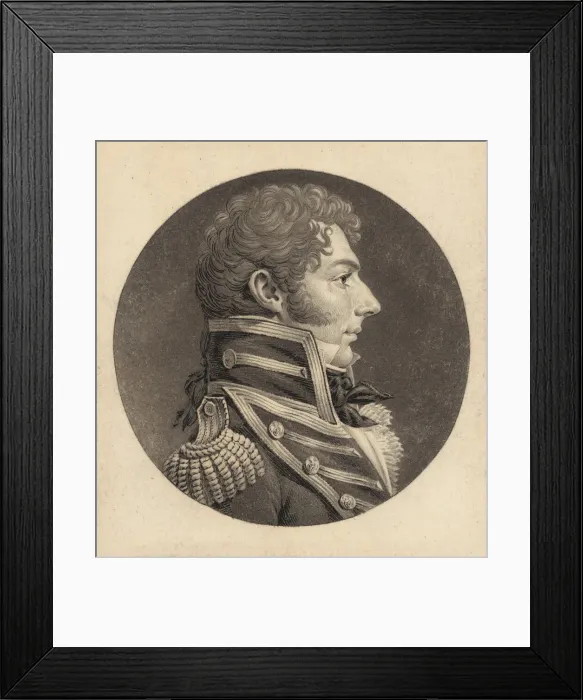 Framed Print : John Herbert Dent, 1809. Creator: Charles Balthazar Julien Fevret de Saint-Mé Framed Print : John Herbert Dent, 1809. Creator: Charles Balthazar Julien Fevret de Saint-Mé