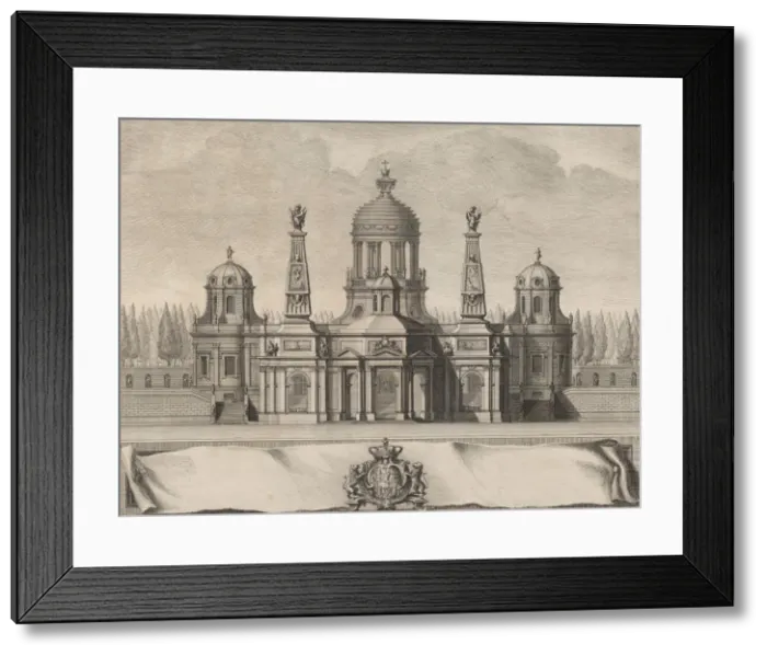 Framed Print : Sepulcher for the Kings of France, 1739. Creator: Giuseppe Vasi Framed Print : Sepulcher for the Kings of France, 1739. Creator: Giuseppe Vasi