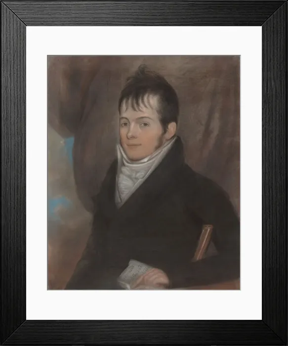 Framed Print : George Edward Blake, c. 1808. Creator: Unknown Framed Print : George Edward Blake, c. 1808. Creator: Unknown