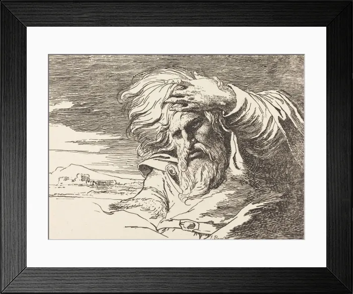 Framed Print : Eastern Patriarch, 1803. Creator: James Barry Framed Print : Eastern Patriarch, 1803. Creator: James Barry