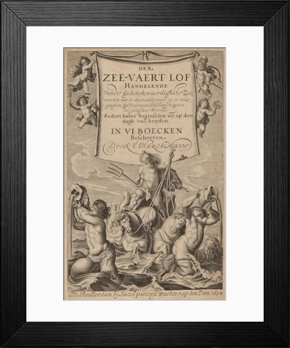 Framed Print : Title Page, 1634. Creator: Willem Basse Framed Print : Title Page, 1634. Creator: Willem Basse