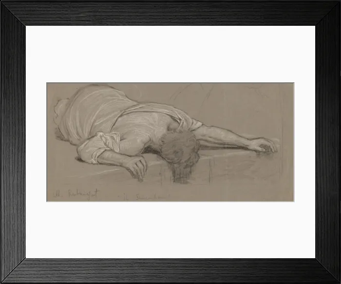 Framed Print : From the Rubaiyat, c. 1887. Creator: Elihu Vedder