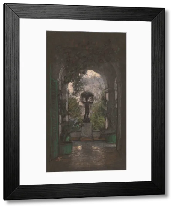Framed Print : Capri, 1913. Creator: Elihu Vedder Framed Print : Capri, 1913. Creator: Elihu Vedder