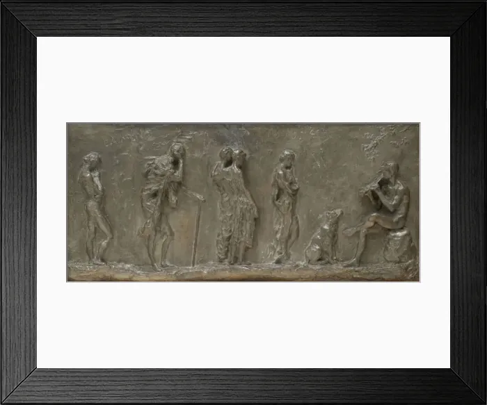 Framed Print : Arcadia, 1883. Creator: Thomas Eakins Framed Print : Arcadia, 1883. Creator: Thomas Eakins