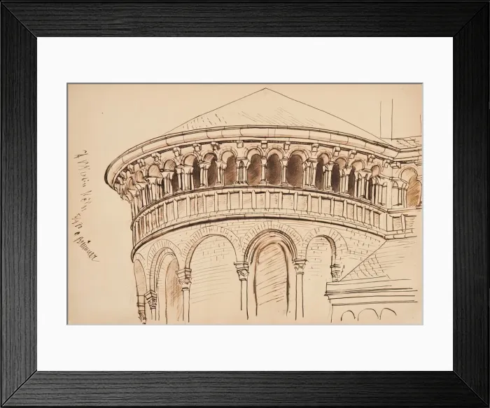 Framed Print : St. Martin, Cologne, 1892. Creator: Oscar Bluemner Framed Print : St. Martin, Cologne, 1892. Creator: Oscar Bluemner