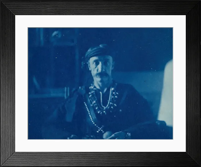 Framed Print : Frank Hamilton Cushing, 1895. Creator: Thomas Eakins Framed Print : Frank Hamilton Cushing, 1895. Creator: Thomas Eakins