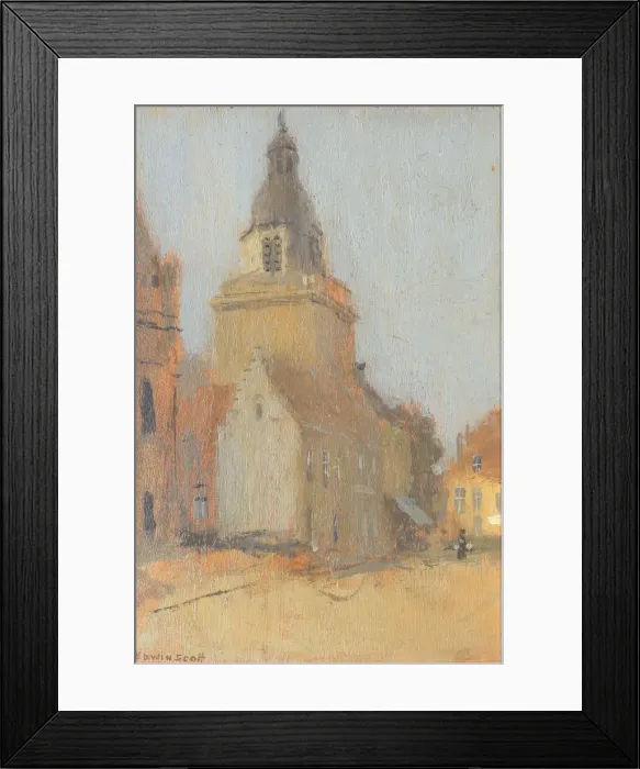Framed Print : Eglise de Ville, n. d. Creator: Frank Edwin Scott Framed Print : Eglise de Ville, n. d. Creator: Frank Edwin Scott