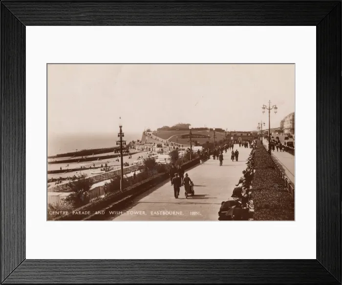 Framed Print : Centre Parade and Wish Tower, Eastbourne, 1935. Creator: Unknown Framed Print : Centre Parade and Wish Tower, Eastbourne, 1935. Creator: Unknown