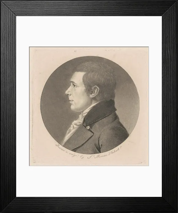 Framed Print : Peter Stephen DuPonceau, c. 1800. Creator: Charles Balthazar Julien Fé Framed Print : Peter Stephen DuPonceau, c. 1800. Creator: Charles Balthazar Julien Fé