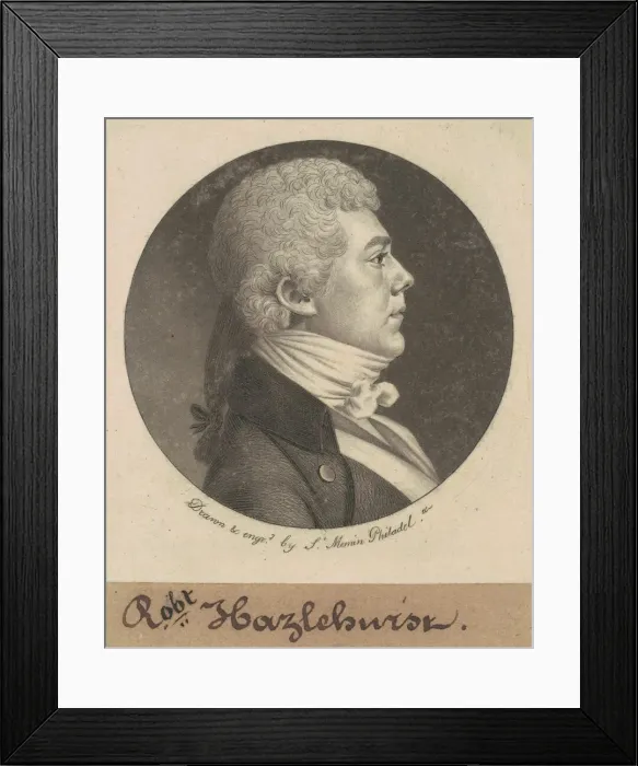 Framed Print : Robert Hazlehurst, 1799. Creator: Charles Balthazar Julien Fevret de Saint-Mé Framed Print : Robert Hazlehurst, 1799. Creator: Charles Balthazar Julien Fevret de Saint-Mé