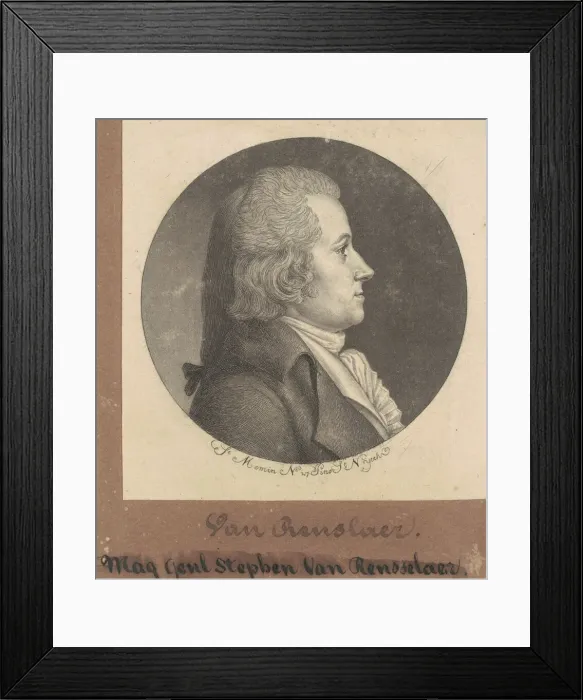 Framed Print : Stephen Van Rensselaer, 1797. Creator: Charles Balthazar Julien Fé Framed Print : Stephen Van Rensselaer, 1797. Creator: Charles Balthazar Julien Fé