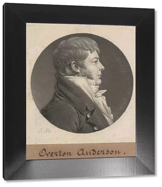 Overton Anderson, 1808. Creator: Charles Balthazar Julien Fevret de Saint-Memin