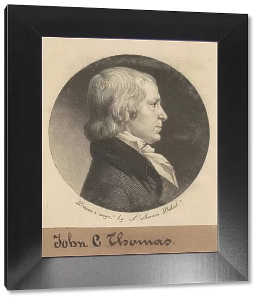 John Chew Thomas, 1800. Creator: Charles Balthazar Julien Fevret de Saint-Memin