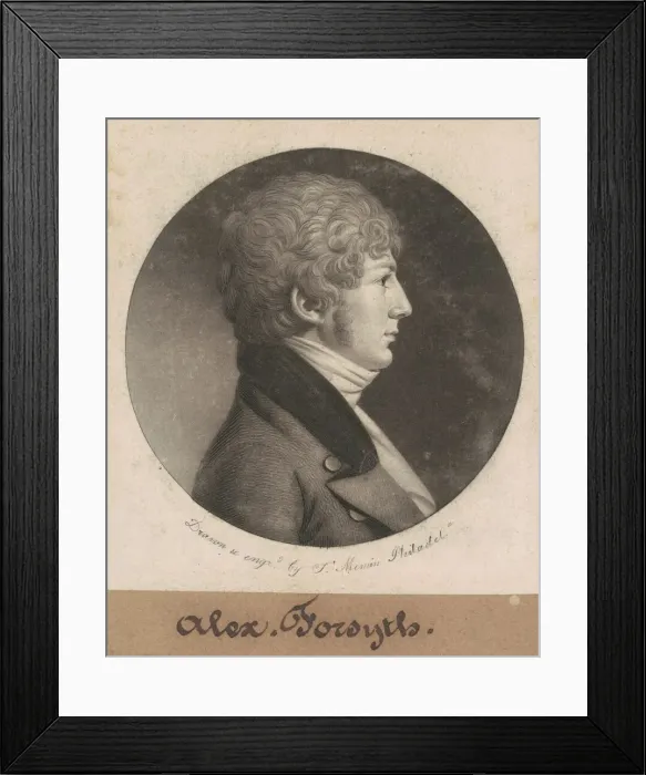 Framed Print : Alexander Forsyth, 1802. Creator: Charles Balthazar Julien Fevret de Saint-Mé Framed Print : Alexander Forsyth, 1802. Creator: Charles Balthazar Julien Fevret de Saint-Mé