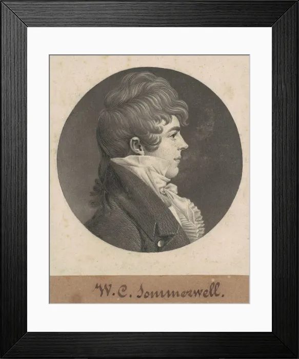 Framed Print : William Clarke Sommerville, 1808. Creator: Charles Balthazar Julien Fé Framed Print : William Clarke Sommerville, 1808. Creator: Charles Balthazar Julien Fé