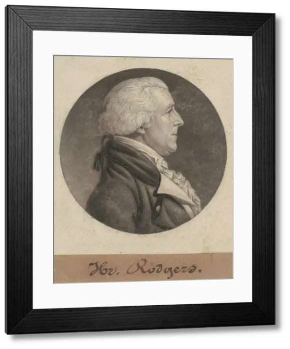 Framed Print : Henry Rogers, 1806. Creator: Charles Balthazar Julien Fevret de Saint-Memin Framed Print : Henry Rogers, 1806. Creator: Charles Balthazar Julien Fevret de Saint-Memin