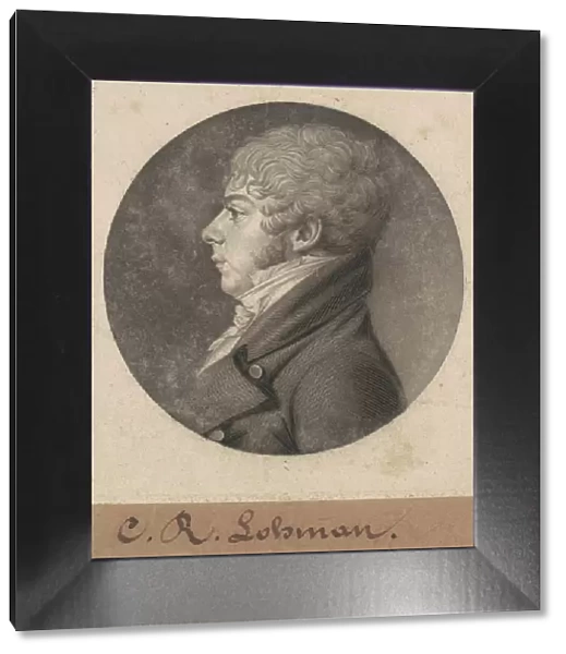 C. R. Lohman, 1803. Creator: Charles Balthazar Julien Fevret de Saint-Memin