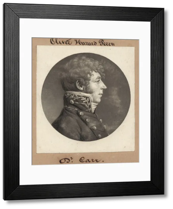 Framed Print : John H. Carr, 1810. Creator: Charles Balthazar Julien Fevret de Saint-Memin Framed Print : John H. Carr, 1810. Creator: Charles Balthazar Julien Fevret de Saint-Memin