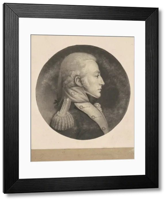 Framed Print : Daniel Carmick, 1798-1799. Creator: Charles Balthazar Julien Fevret de Saint-Mé Framed Print : Daniel Carmick, 1798-1799. Creator: Charles Balthazar Julien Fevret de Saint-Mé