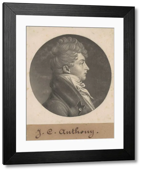 Framed Print : Unidentified Man, c. 1807-1808. Creator: Charles Balthazar Julien Fé Framed Print : Unidentified Man, c. 1807-1808. Creator: Charles Balthazar Julien Fé