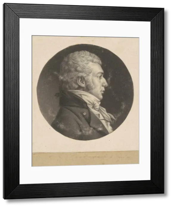 Framed Print : Unidentified Man, 1798-1803. Creator: Charles Balthazar Julien Fé Framed Print : Unidentified Man, 1798-1803. Creator: Charles Balthazar Julien Fé