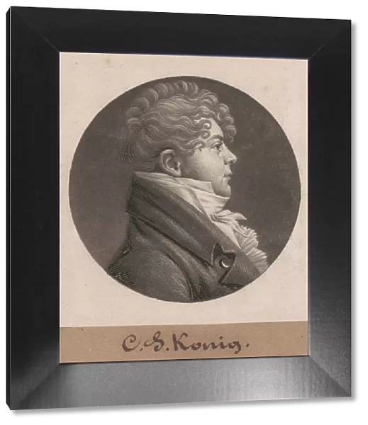 Christian Simon Konig, 1804. Creator: Charles Balthazar Julien Fé