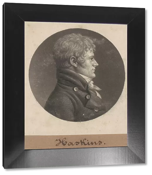 Joseph Haskins, 1803. Creator: Charles Balthazar Julien Fevret de Saint-Memin