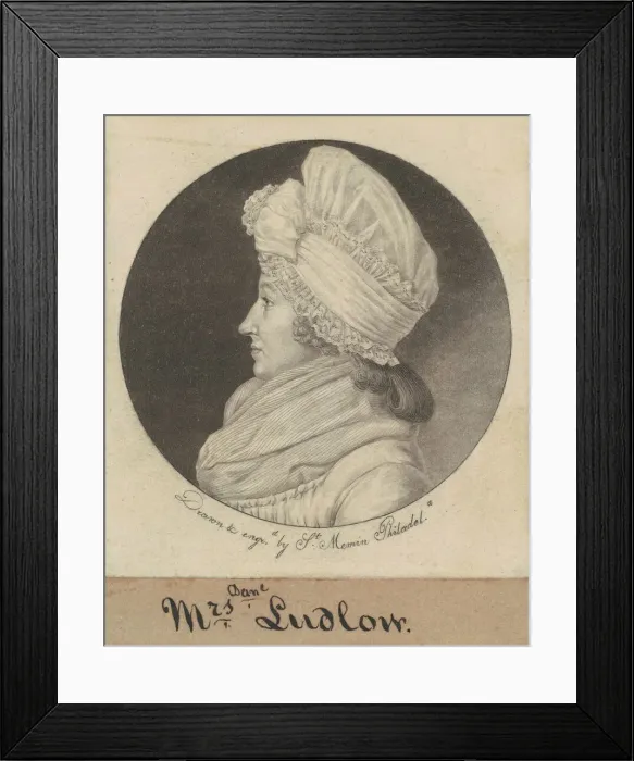 Framed Print : Arabella Duncan Ludlow, 1798. Creator: Charles Balthazar Julien Fé Framed Print : Arabella Duncan Ludlow, 1798. Creator: Charles Balthazar Julien Fé
