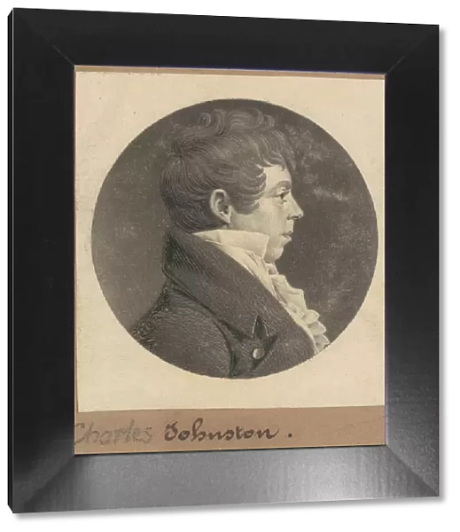 Charles Johnston, 1808. Creator: Charles Balthazar Julien Fevret de Saint-Memin