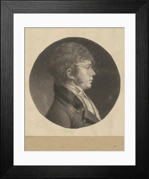 Framed Print : Unidentified Man, 1798-1803. Creator: Charles Balthazar Julien Fé Framed Print : Unidentified Man, 1798-1803. Creator: Charles Balthazar Julien Fé