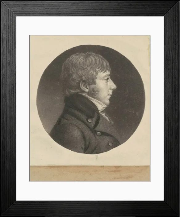 Framed Print : Unidentified Man, 1798-1803. Creator: Charles Balthazar Julien Fé Framed Print : Unidentified Man, 1798-1803. Creator: Charles Balthazar Julien Fé