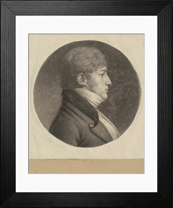 Framed Print : James Latimer Cuthbert, 1798-1803. Creator: Charles Balthazar Julien Fé Framed Print : James Latimer Cuthbert, 1798-1803. Creator: Charles Balthazar Julien Fé