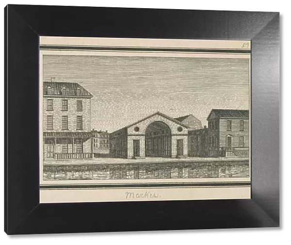 Esperanza, Market, 1795. Creator: Charles Balthazar Julien Fevret de Saint-Mé