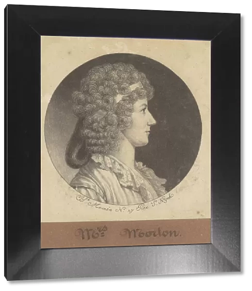 Cornelia Schuyler Morton, 1797-1798. Creator: Charles Balthazar Julien Fé
