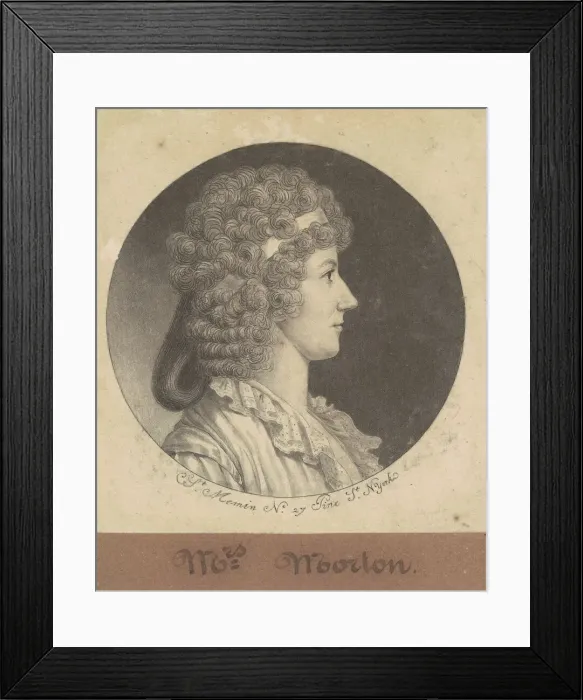 Framed Print : Cornelia Schuyler Morton, 1797-1798. Creator: Charles Balthazar Julien Fé Framed Print : Cornelia Schuyler Morton, 1797-1798. Creator: Charles Balthazar Julien Fé