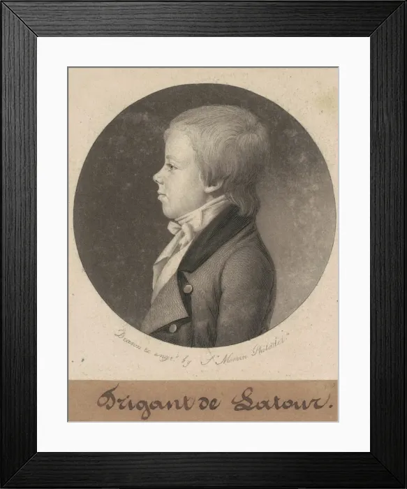 Framed Print : Trigant de la Tour, 1801. Creator: Charles Balthazar Julien Fevret de Saint-Mé Framed Print : Trigant de la Tour, 1801. Creator: Charles Balthazar Julien Fevret de Saint-Mé