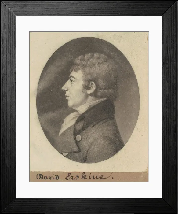 Framed Print : David Montagu Erskine, 1799. Creator: Charles Balthazar Julien Fé Framed Print : David Montagu Erskine, 1799. Creator: Charles Balthazar Julien Fé