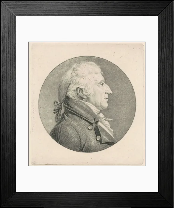 Framed Print : Joseph Whipple, 19th century. Creator: Charles Balthazar Julien Fé