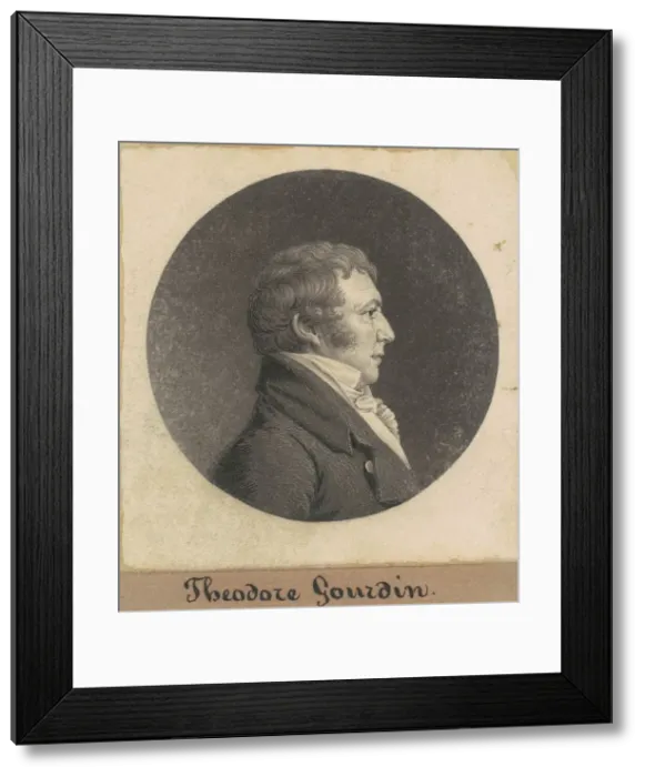 Framed Print : Theodore Gourdin, 1808-1809. Creator: Charles Balthazar Julien Fé Framed Print : Theodore Gourdin, 1808-1809. Creator: Charles Balthazar Julien Fé