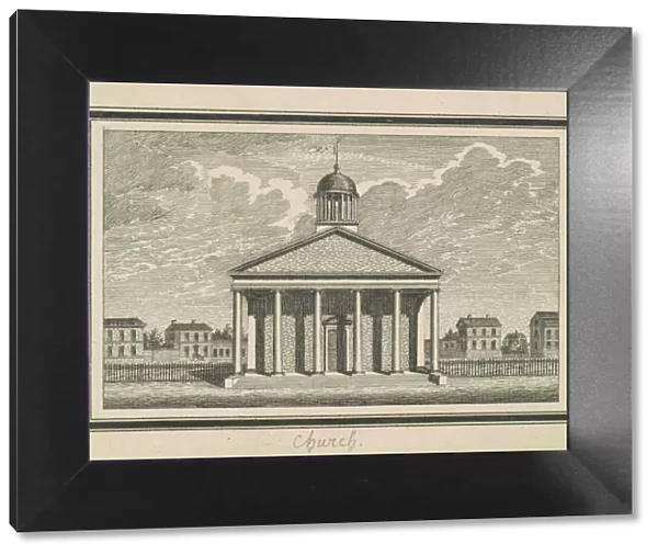 Esperanza, Church, 1795. Creator: Charles Balthazar Julien Fevret de Saint-Mé