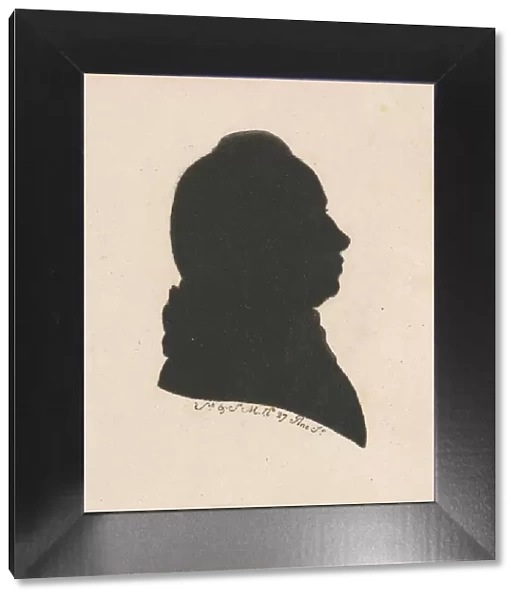 Unidentified Male Silhouette, 1797. Creator: Charles Balthazar Julien Fé