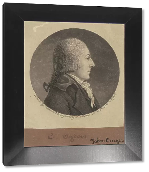 John Cruger, 1796. Creator: Charles Balthazar Julien Fevret de Saint-Memin