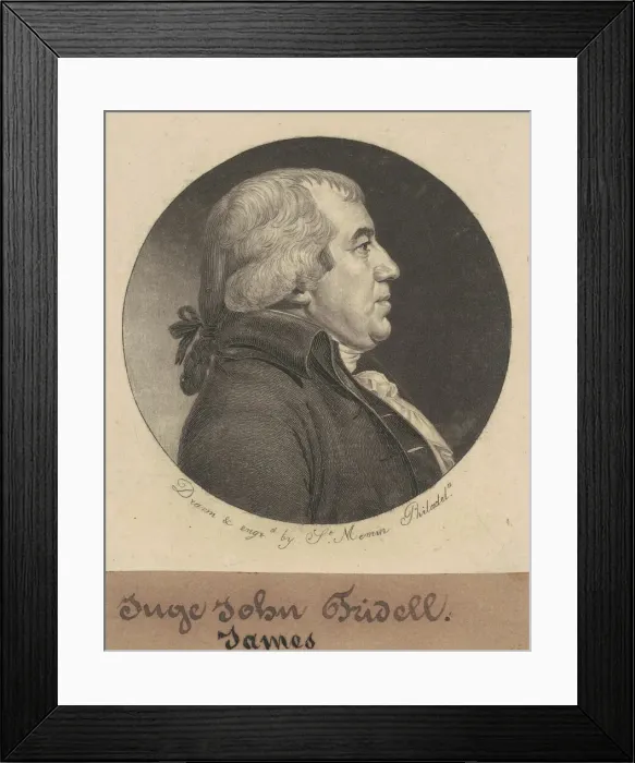 Framed Print : James Iredell, 1798-1799. Creator: Charles Balthazar Julien Fevret de Saint-Mé Framed Print : James Iredell, 1798-1799. Creator: Charles Balthazar Julien Fevret de Saint-Mé