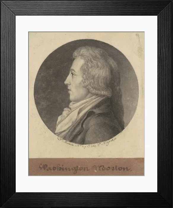 Framed Print : Washington Morton, 1796-1797. Creator: Charles Balthazar Julien Fé Framed Print : Washington Morton, 1796-1797. Creator: Charles Balthazar Julien Fé